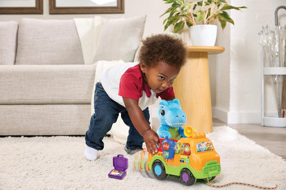 VTech Dino Rescue Truck in use