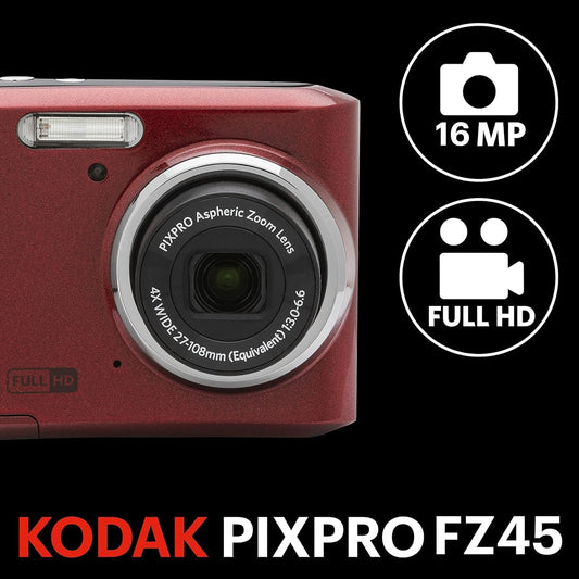 Kodak PIXPRO FZ45 Red — BambiniJO Jordan