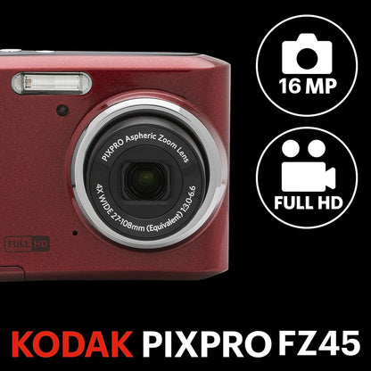 Kodak PIXPRO FZ45 Red — BambiniJO Jordan