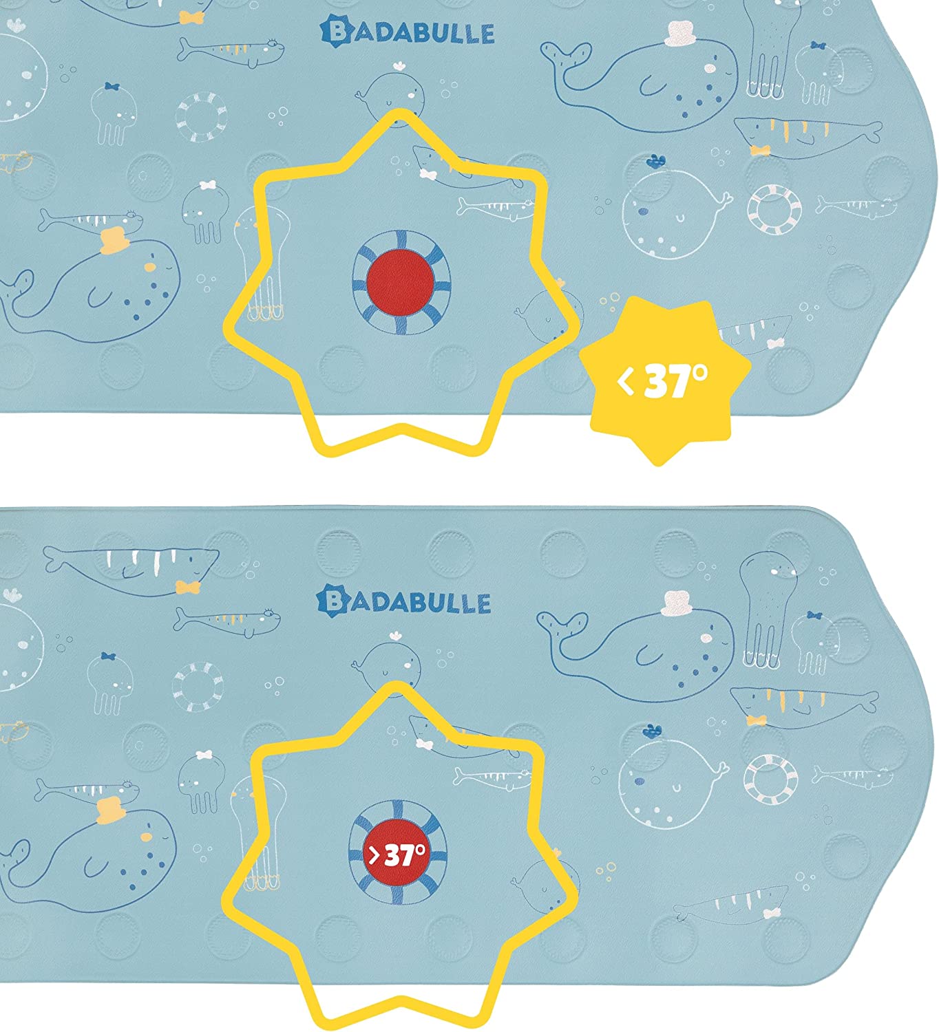 Babymoov - Non-Slip XXL Bath Mat With Temperature Indicator Babymoov - Non-Slip XXL Bath Mat With Temperature Indicator