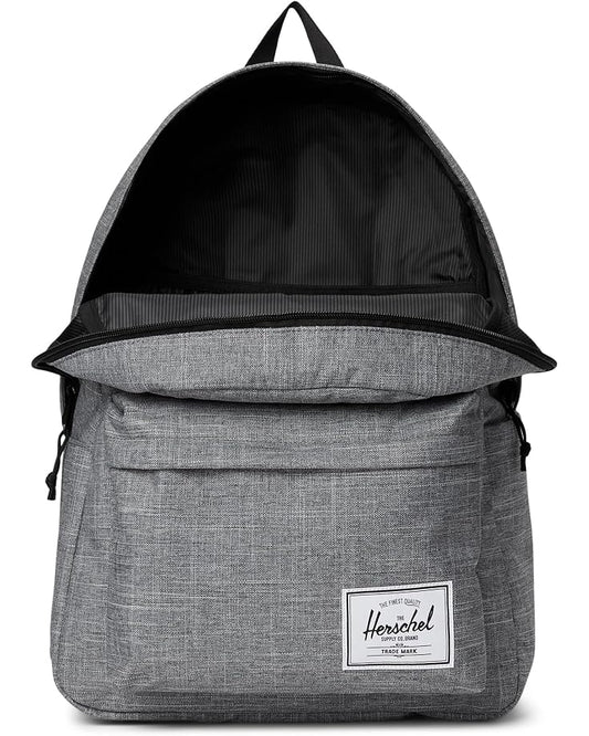 Herschel Classic XL Backpack Raven Crosshatch, side view — BambiniJO Jordan