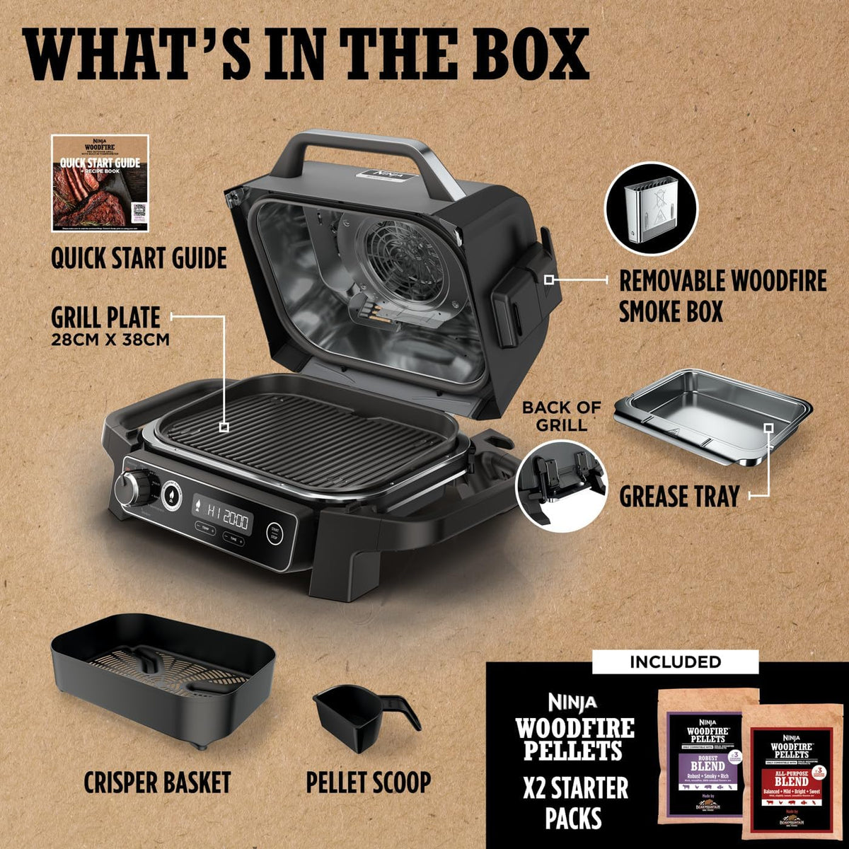 Ninja Woodfire Electric BBQ Grill & Smoker — BambiniJO Jordan