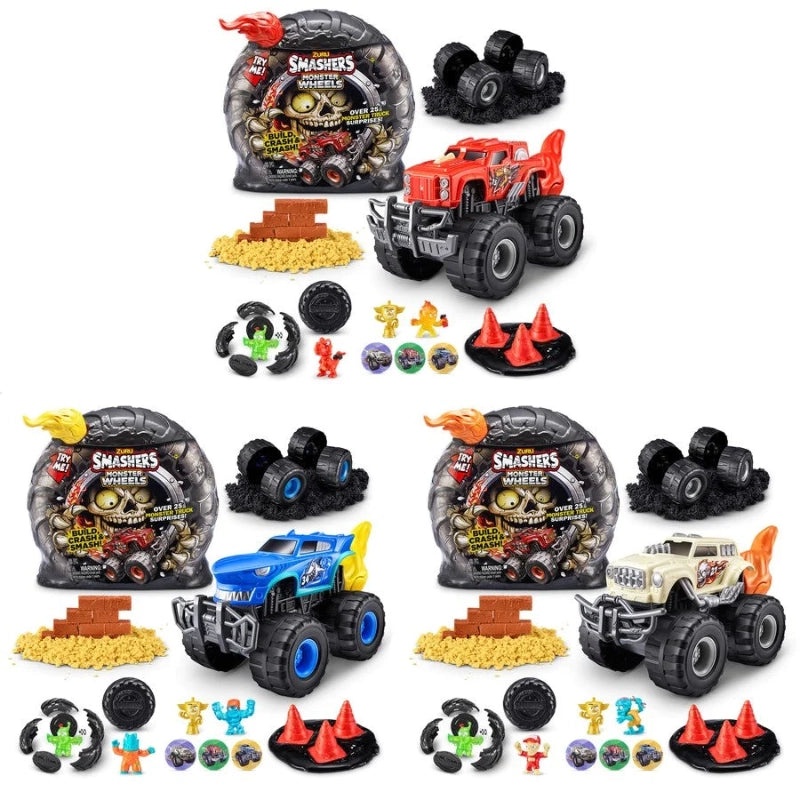 Smashers - Monster Truck Surprise Series 1 Playset | 3 سنوات فما فوق Smashers - Monster Truck Surprise Series 1 Playset | 3 سنوات فما فوق
