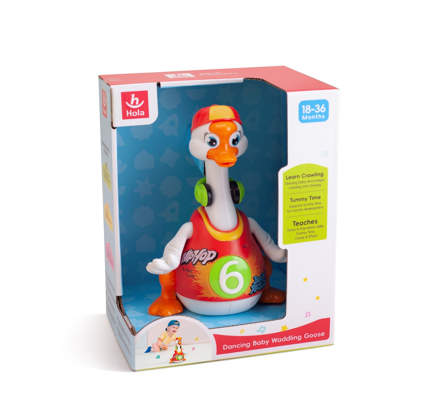 HOLA - Baby Waddling Goose | Red