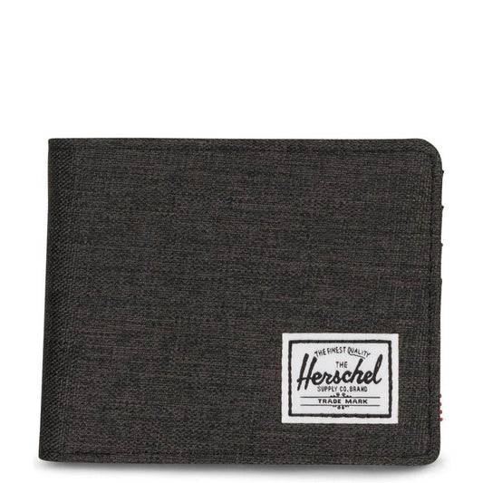 Herschel Roy RFID Wallet in Black Crosshatch