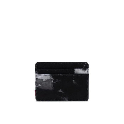 Herschel Charlie RFID Wallet Dye Wash Black - detail view