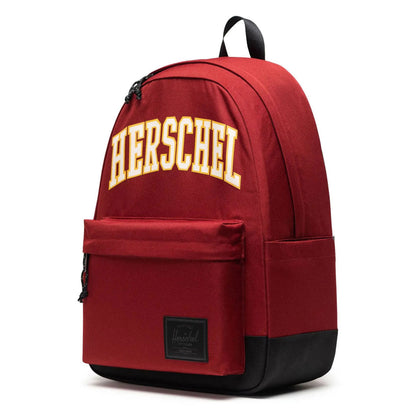 Herschel Classic XL Backpack in Varsity Burgundy, 30L, detail view