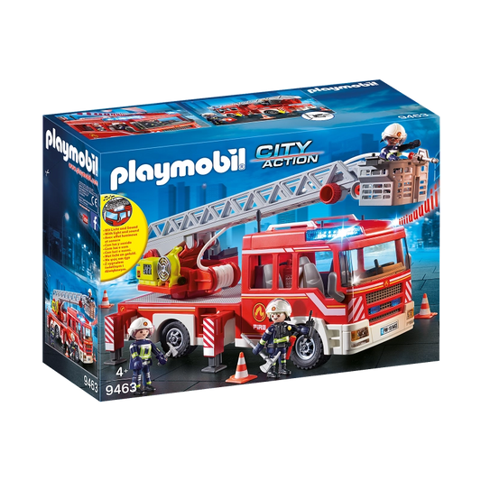 Playmobil - Fire Ladder Unit- 89 Pcs | 4Y+