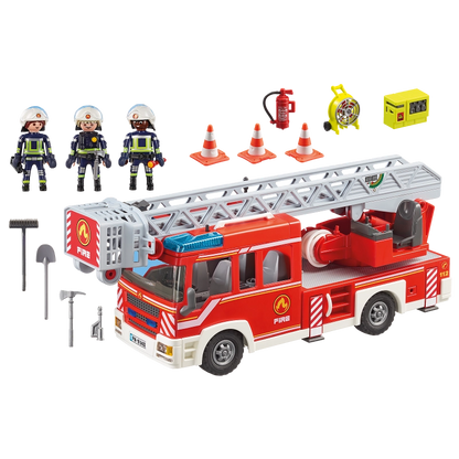 Playmobil - Fire Ladder Unit- 89 Pcs | 4Y+