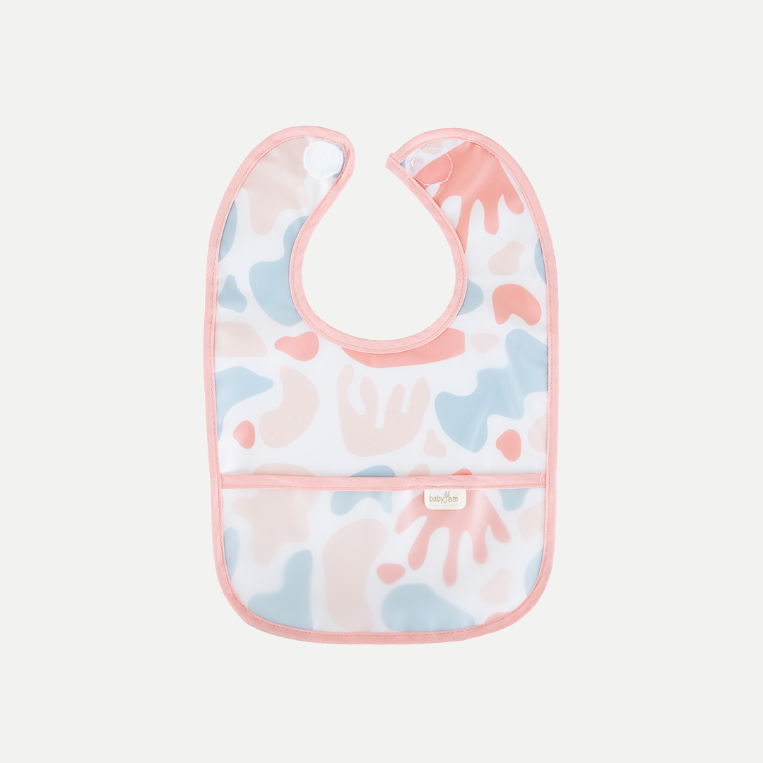 BabyJem Double Sided Resistant Bib Pastel (Stripes)