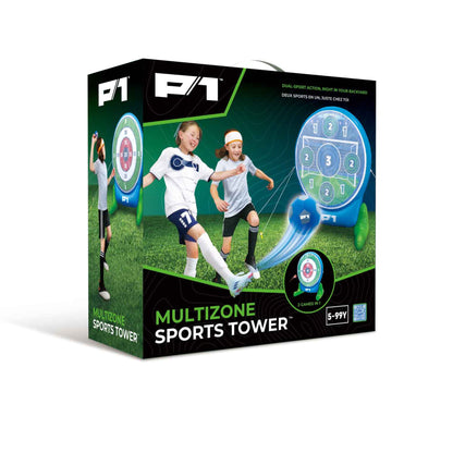 Hape Multizone Sports Tower inflatable soccer and baseball target game — BambiniJO Jordan
