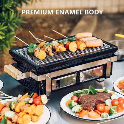 Hibachi - Outdoor Ceramic Japanese Grill Rectangular