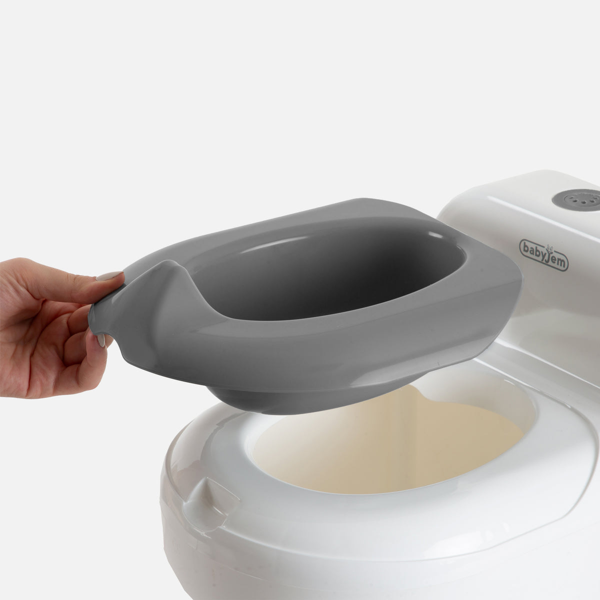BabyJem Potty Training with Flush Sound White