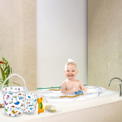 BabyJem Baby Bath Set 6pcs White
