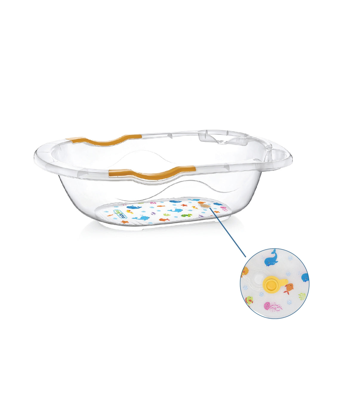 BabyJem Baby Bath Set 6pcs White