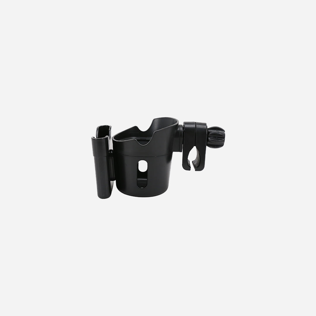 BabyJem 2-in-1 Stroller Cup Holder Black