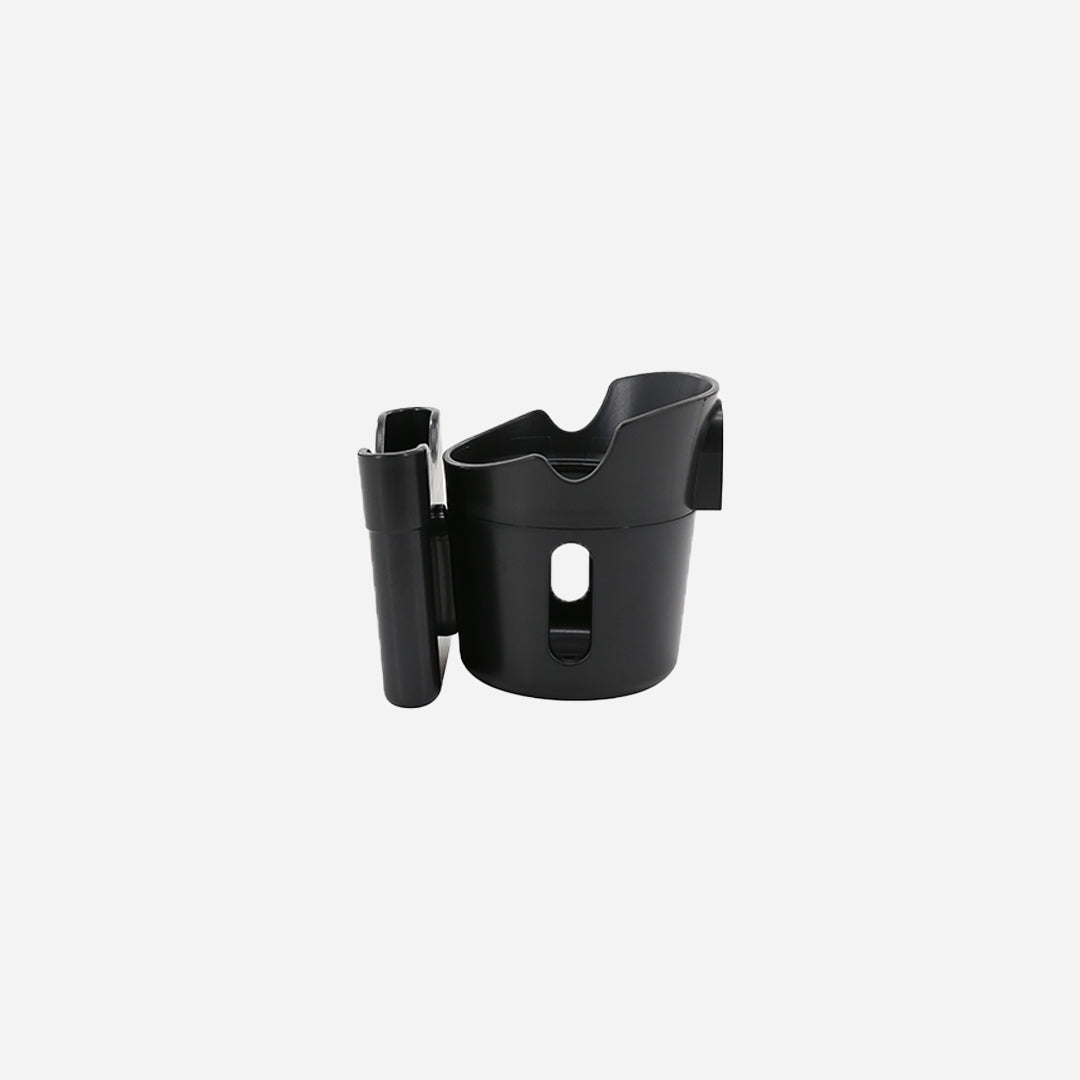 BabyJem 2-in-1 Stroller Cup Holder Black