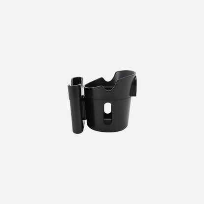 BabyJem 2-in-1 Stroller Cup Holder Black