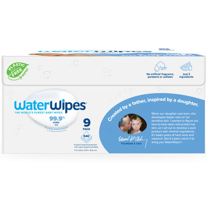 Water Wipes | Super Value Box | 9x60 Wipes