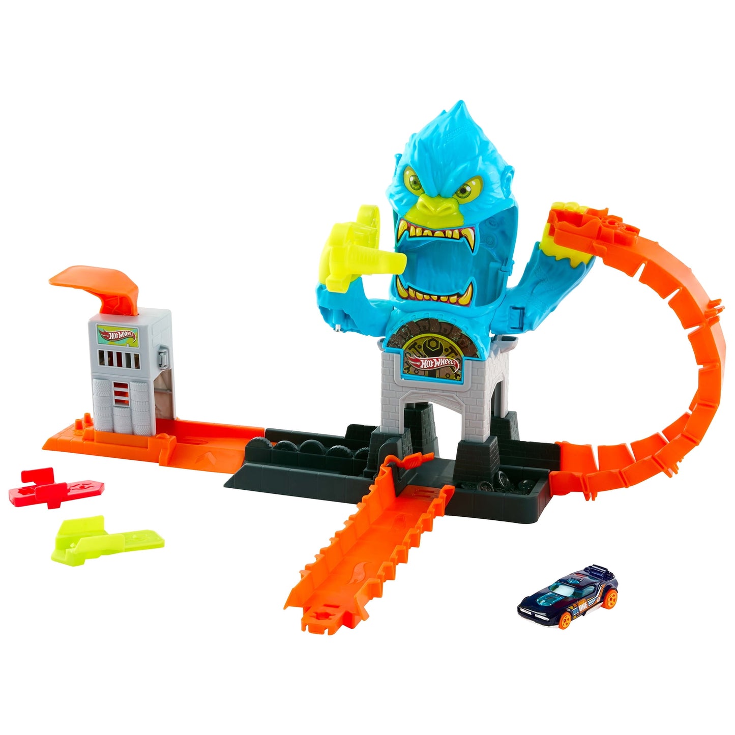 Hot Wheels City Gorilla Repair Shop Playset