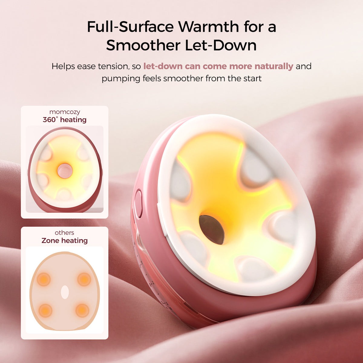 Momcozy W1 360 degree warming flange