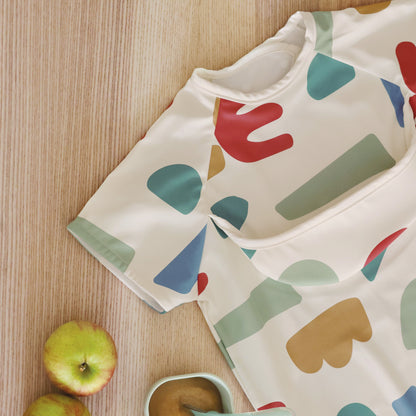 بيابا - مريلة 2 في 1 بأكمام قابلة للإزالة | مرحة