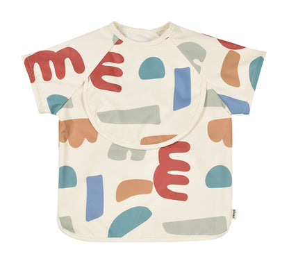 بيابا - مريلة 2 في 1 بأكمام قابلة للإزالة | مرحة