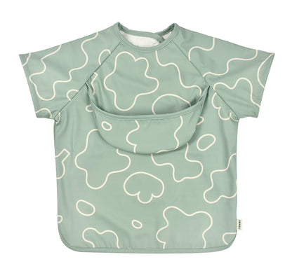 بيابا - مريلة 2 في 1 بأكمام قابلة للإزالة | أخضر زيتوني