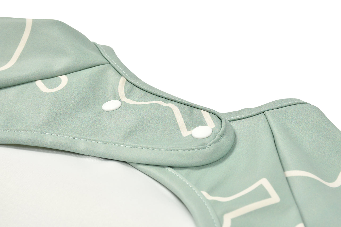 بيابا - مريلة 2 في 1 بأكمام قابلة للإزالة | أخضر زيتوني