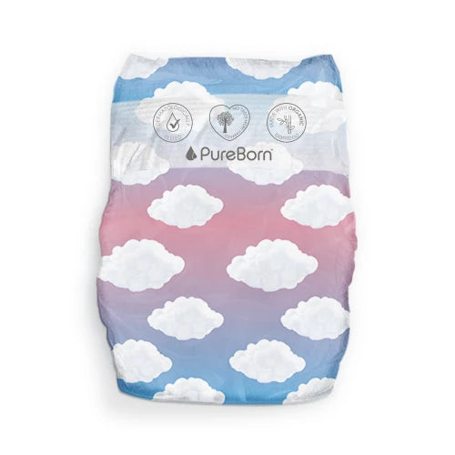 Organic Diapers Size 4 | 7-12kg | Double 48 Diapers