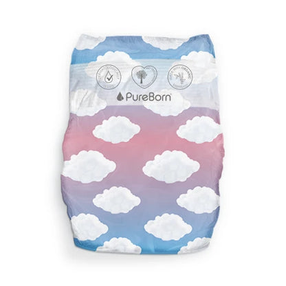 Organic Diapers Size 4 | 7-12kg | Double 48 Diapers