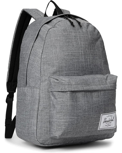 Herschel Classic XL Backpack Raven Crosshatch, angled view