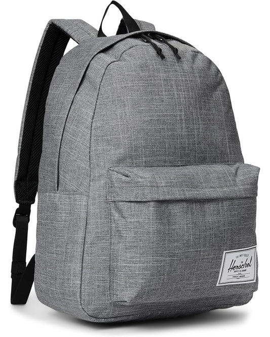 Herschel Classic XL Backpack Raven Crosshatch, angled view
