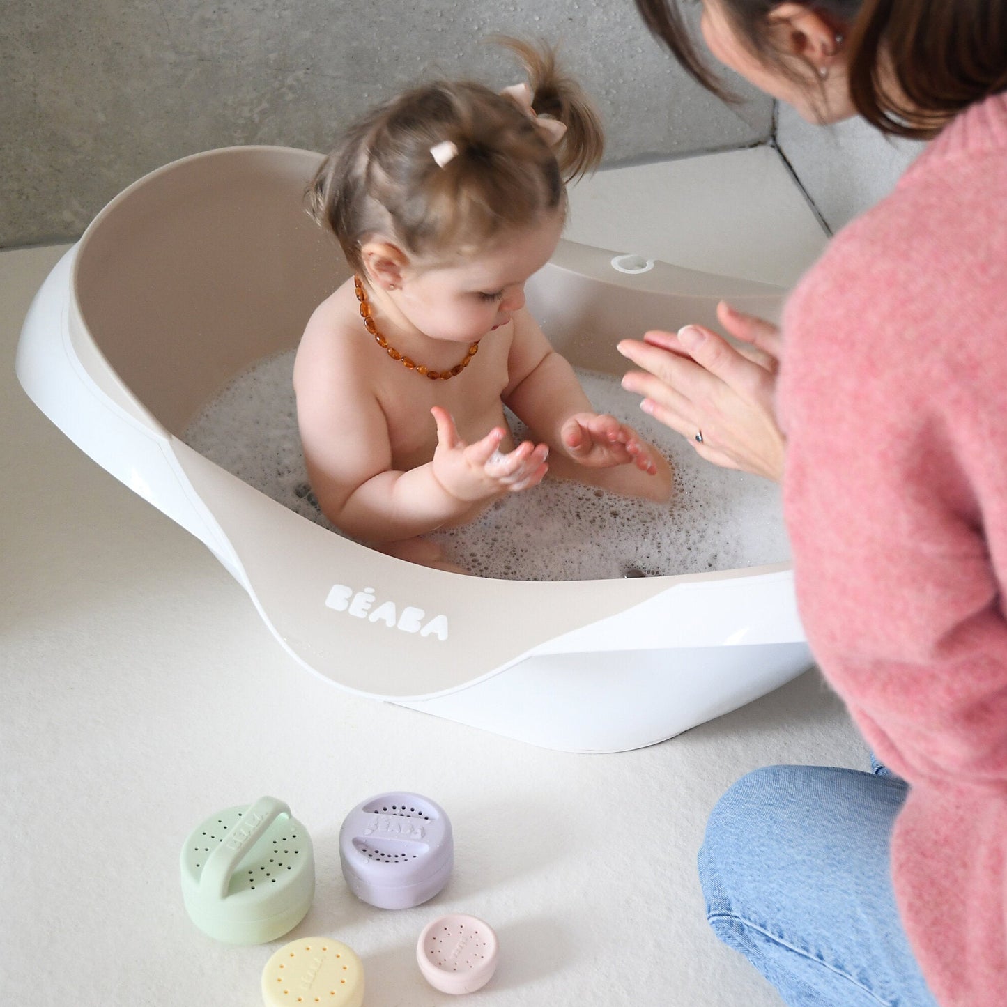 Beaba - Baby Bath Tub Camele’O | Clay