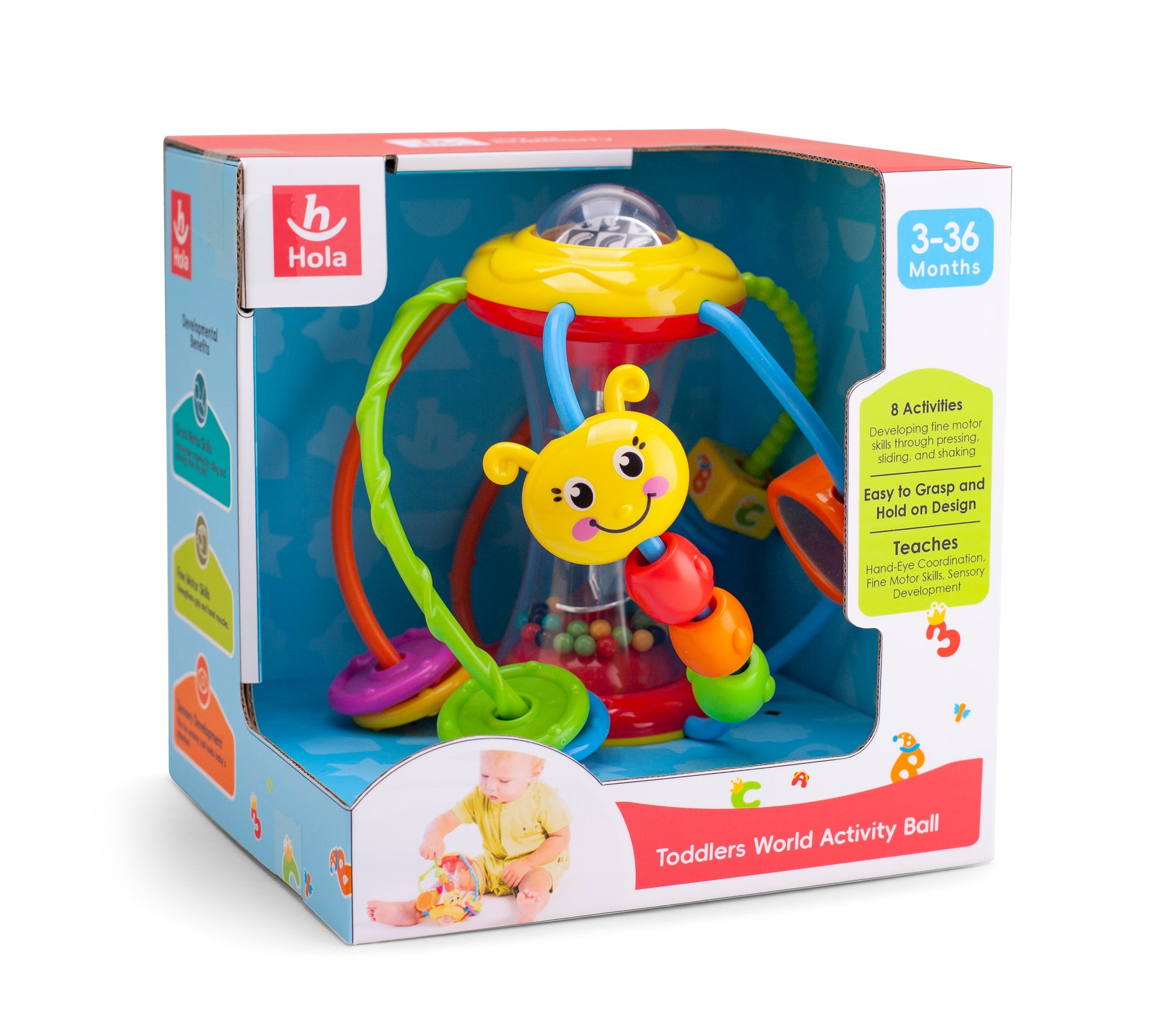 HOLA - Toddlers World Activity Ball HOLA - Toddlers World Activity Ball