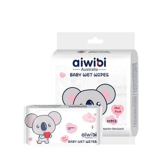 Aiwibi - Mini Wet Wipes | 4X8 Wipes