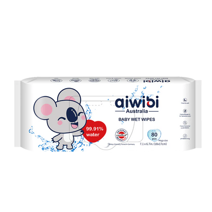 Aiwibi - 99.1% Water Wipes | 80 Wipes