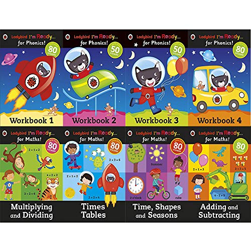 Ladybird - I'm Ready for Phonics | 8 Books | 3-6Y Ladybird - I'm Ready for Phonics | 8 Books | 3-6Y