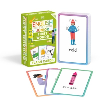 DK - الإنجليزية للجميع المبتدئين: بطاقات الكلمات الأولى التعليمية | 1-3 سنوات DK - الإنجليزية للجميع المبتدئين: بطاقات الكلمات الأولى التعليمية | 1-3 سنوات