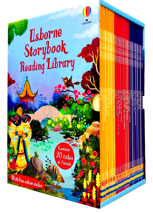 Usborne - مكتبة قصصية | 30 كتابًا | 3-6 سنوات Usborne - مكتبة قصصية | 30 كتابًا | 3-6 سنوات