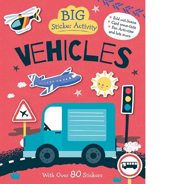 North Parade - Big Sticker Book: Vehicles | 3-6Y