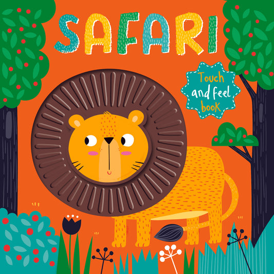 Touch and Feel Silicon Board Book - Safari