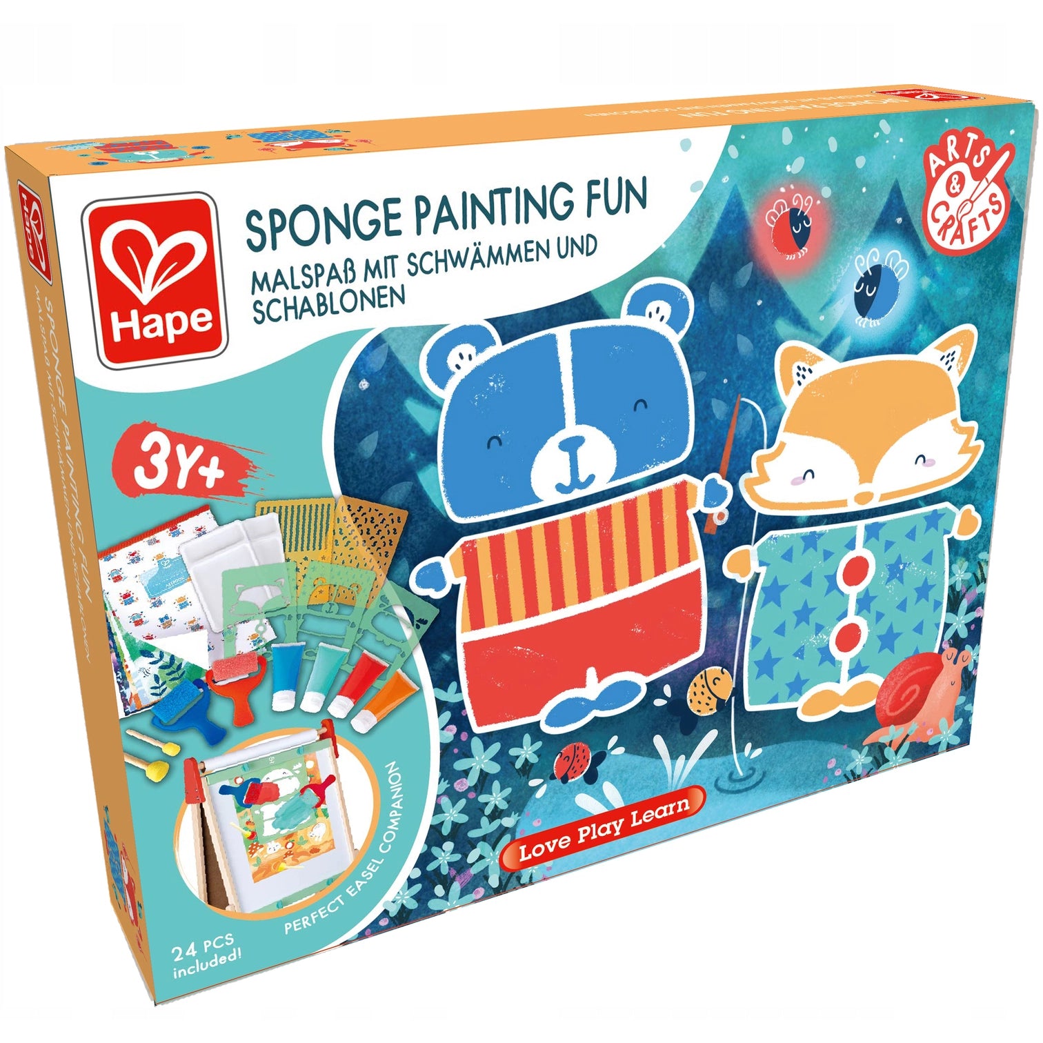Hape - Sponge Painting Fun Hape - Sponge Painting Fun
