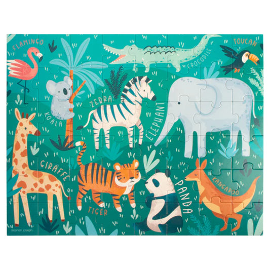 Stephen Joseph Educational Puzzle Animal Kingdom 3Y+ — BambiniJO Jordan