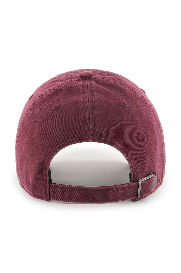 47 Brand Los Angeles Dodgers Base Runner Clean Up Cap Dark Maroon - back view