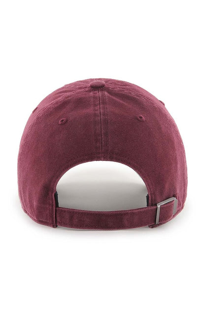 47 Brand Los Angeles Dodgers Base Runner Clean Up Cap Dark Maroon - back view