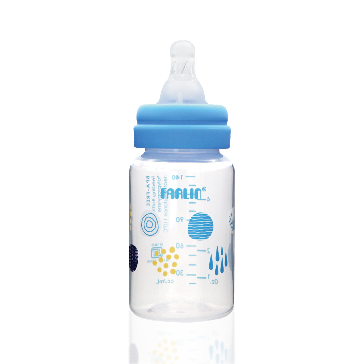 Farlin - PP Feeding Bottle Standard Neck | 140ml | Blue