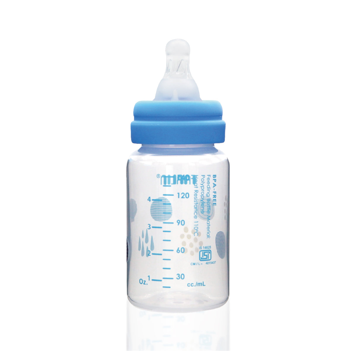 Farlin - PP Feeding Bottle Standard Neck | 140ml | Blue