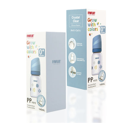 Farlin - PP Feeding Bottle Standard Neck | 140ml | Blue