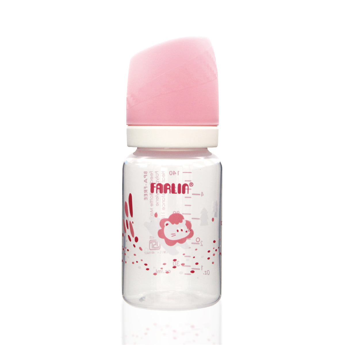 Farlin - PP Feeding Bottle Standard Neck | 140ml | Pink